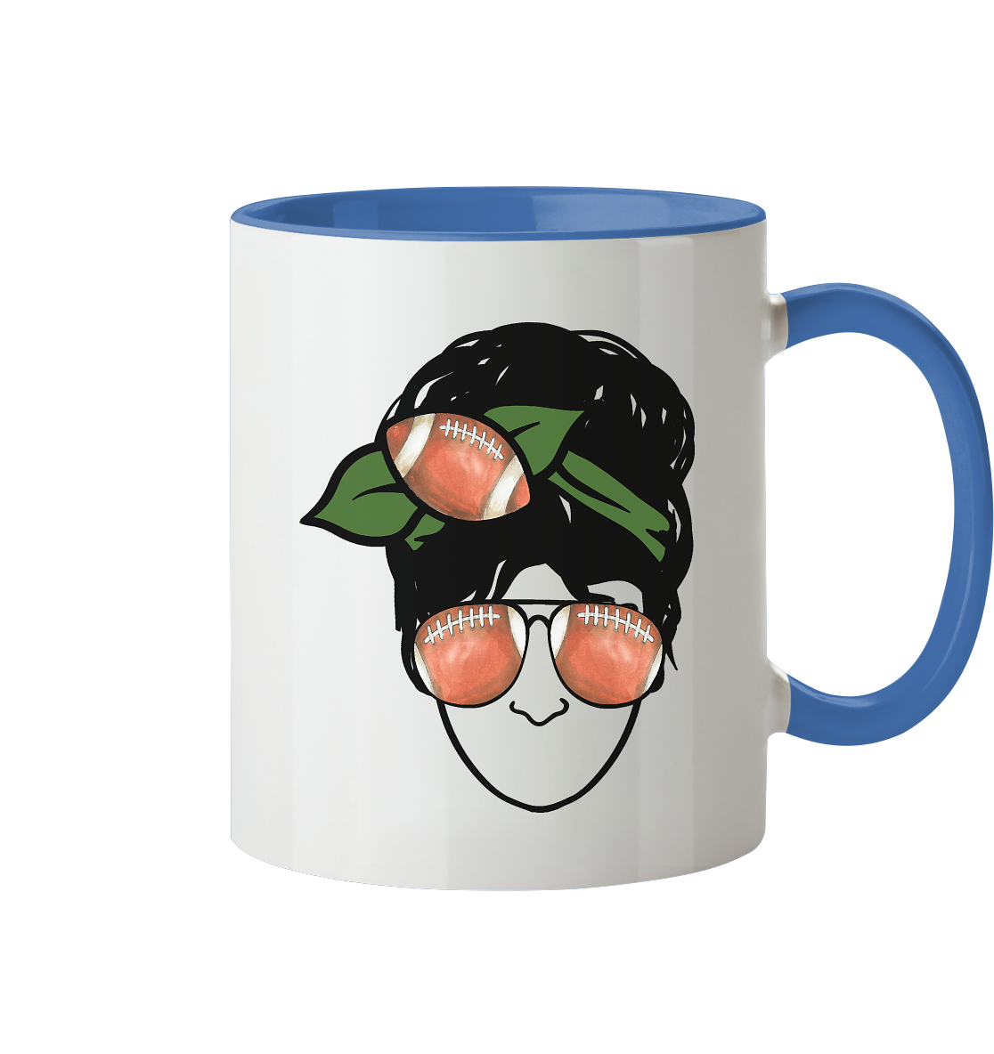 Lady Balls - Two-tone mug