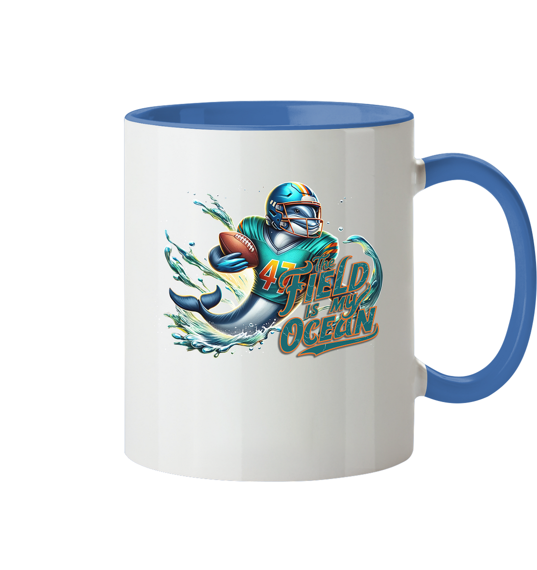 The Field is my Ocean - Tasse zweifarbig
