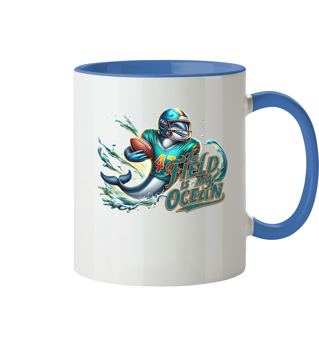 The Field is my Ocean - Tasse zweifarbig