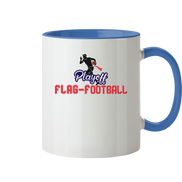 Playoff Flag Football  Men red - Tasse zweifarbig