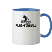 Playoff Flag Football Men Black - Two-Tone Mug