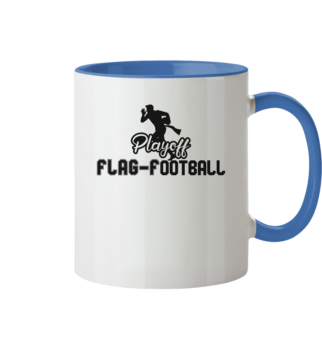 Playoff Flag Football Men Black - Two-Tone Mug