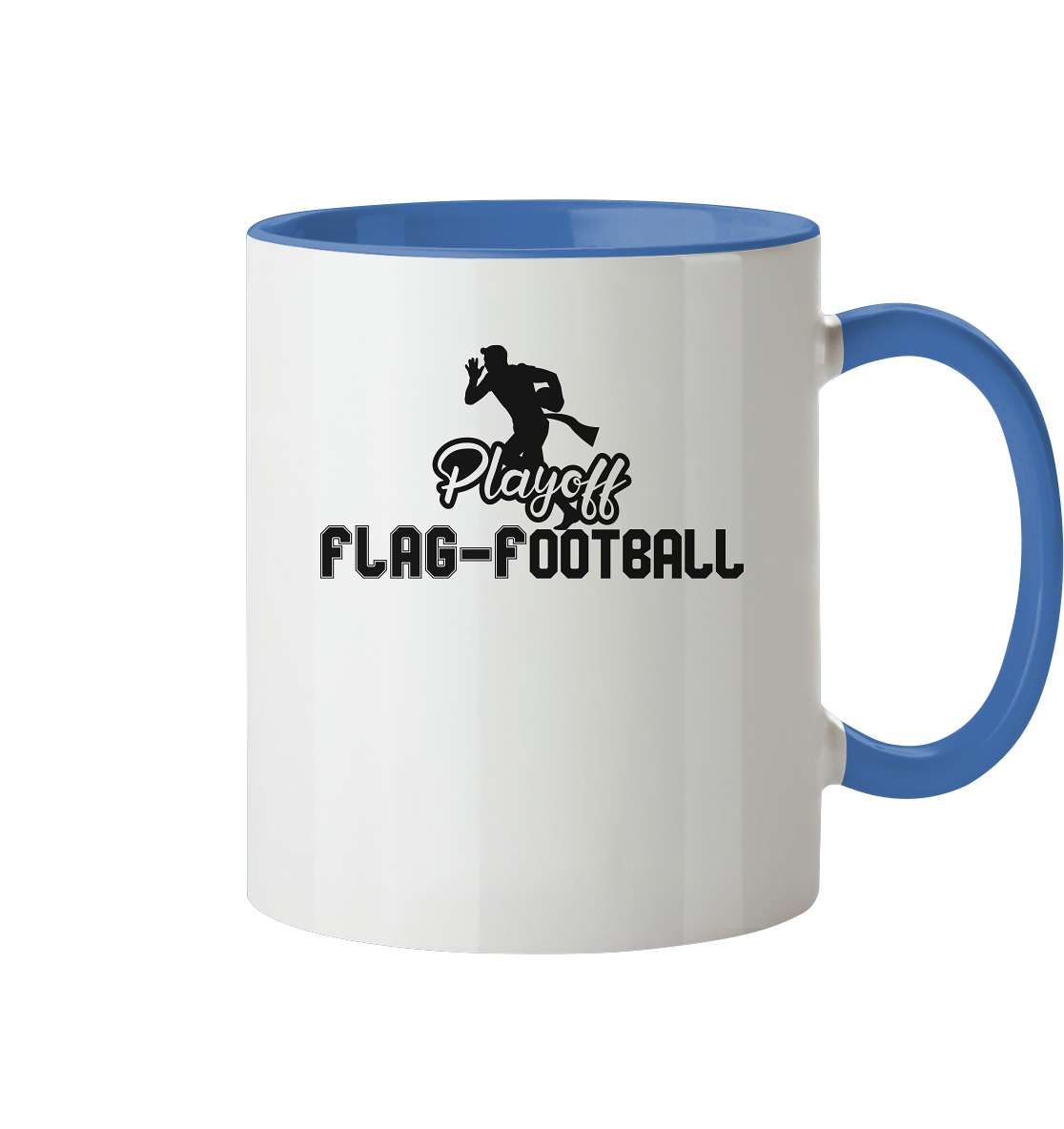 Playoff Flag Football Men Black - Two-Tone Mug