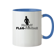 Playoff Flag Football  Women black  - Tasse zweifarbig