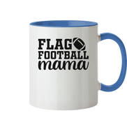 Flag Football Mom - Two-Tone Mug
