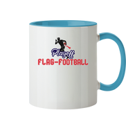 Playoff Flag Football  Men red - Tasse zweifarbig