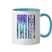 USA Football Flag - Two-Tone Mug