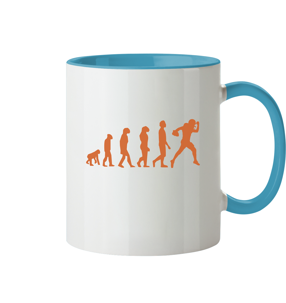 American Football Evolution - Tasse zweifarbig