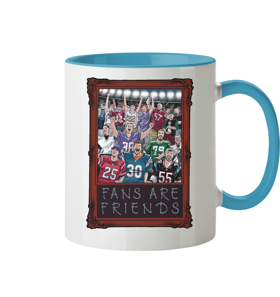 Fans are Friends  - Tasse zweifarbig