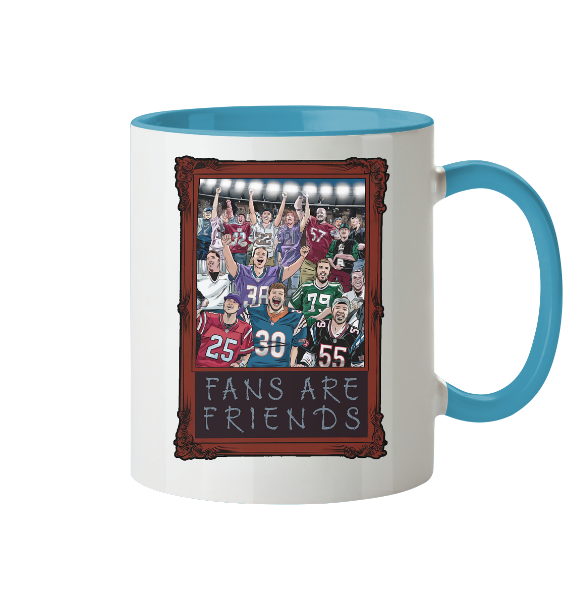 Fans are Friends  - Tasse zweifarbig