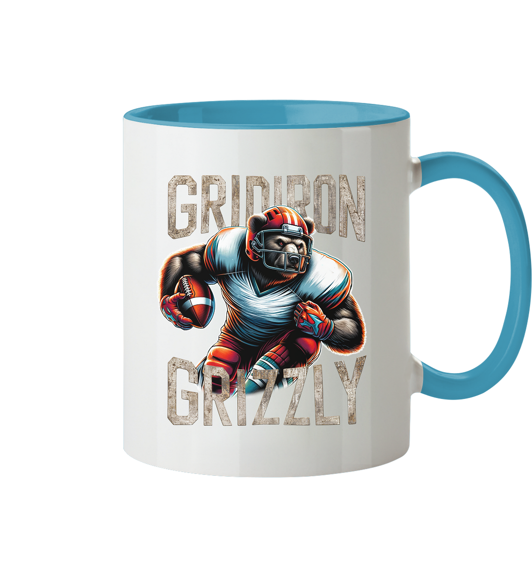Gridiron Grizzly - Two-tone Mug