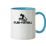 Playoff Flag Football Men Black - Two-Tone Mug