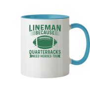 Lineman Heroes Green - Tasse zweifarbig