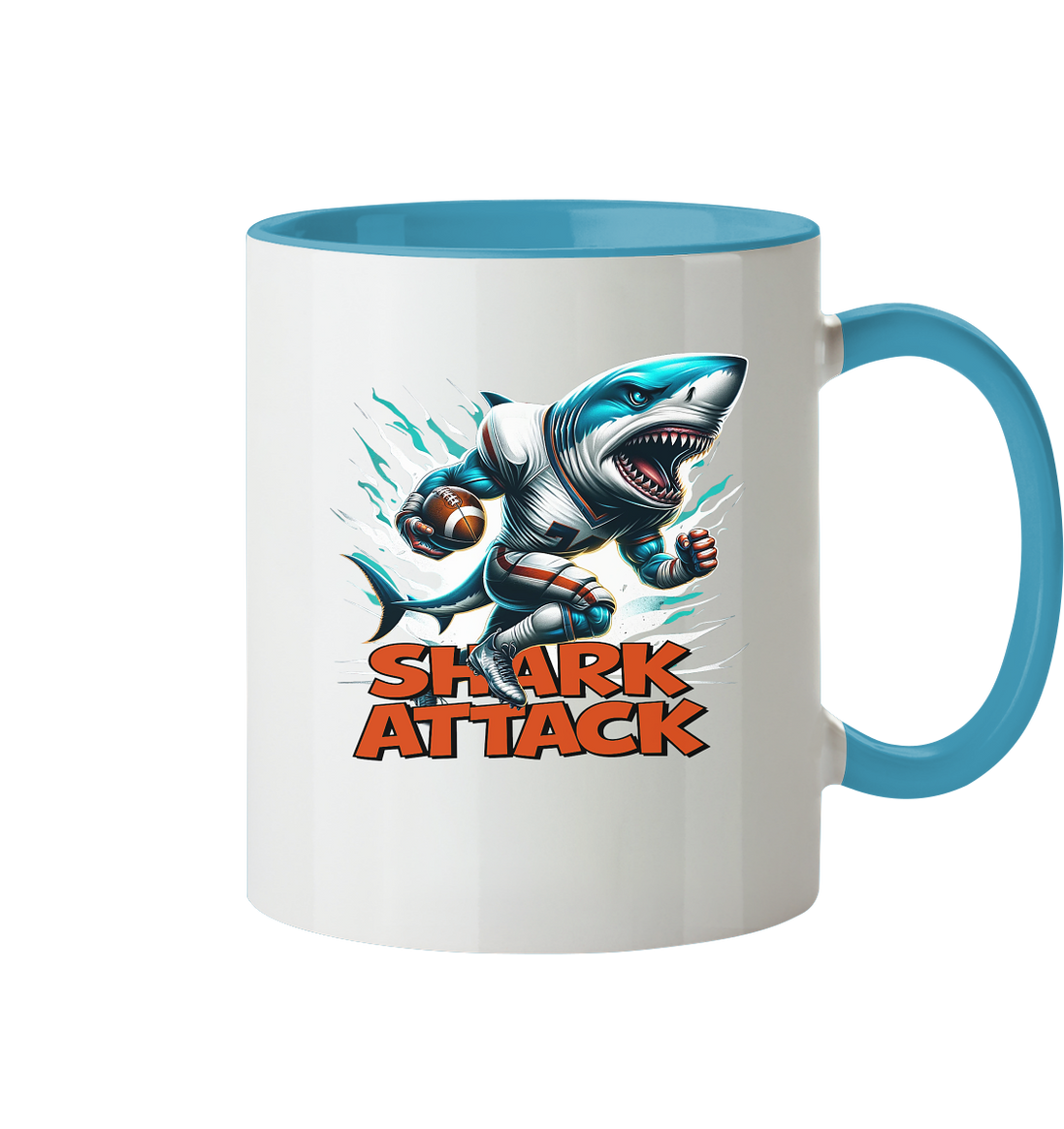 Shark Attack - Tasse zweifarbig