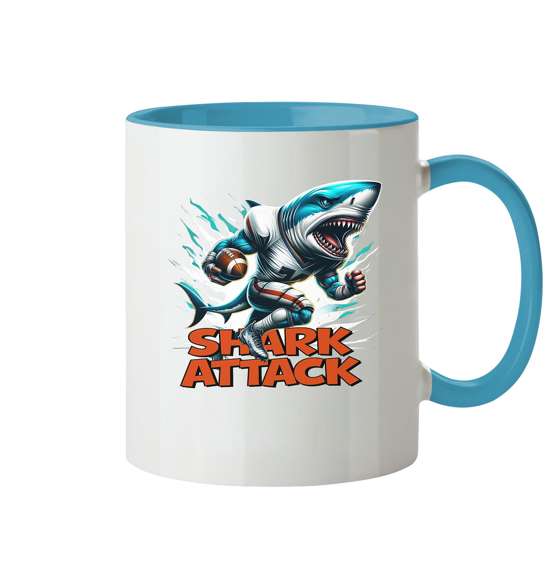 Shark Attack - Tasse zweifarbig