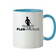 Playoff Flag Football  Women black  - Tasse zweifarbig