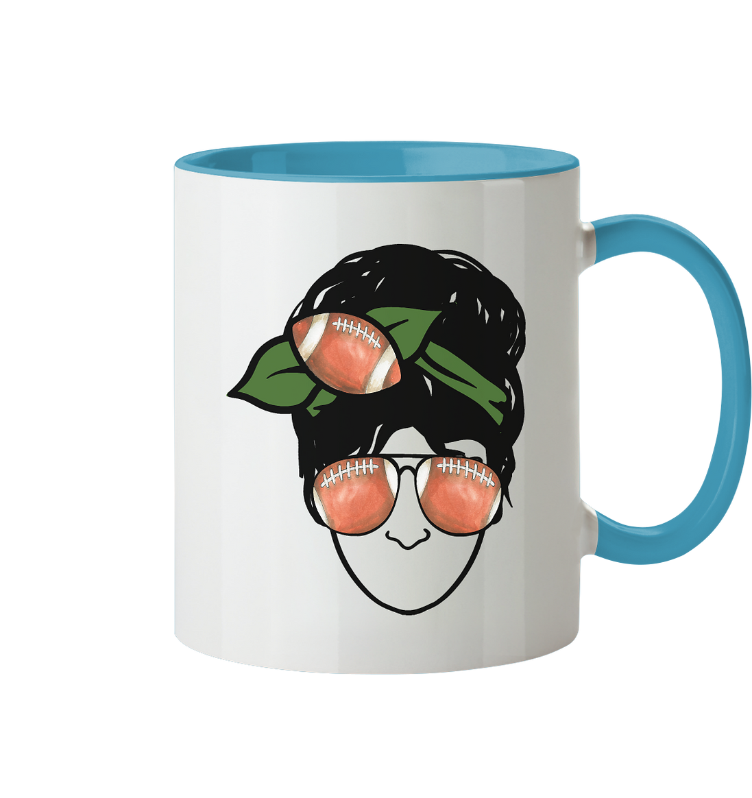 Lady Balls - Two-tone mug