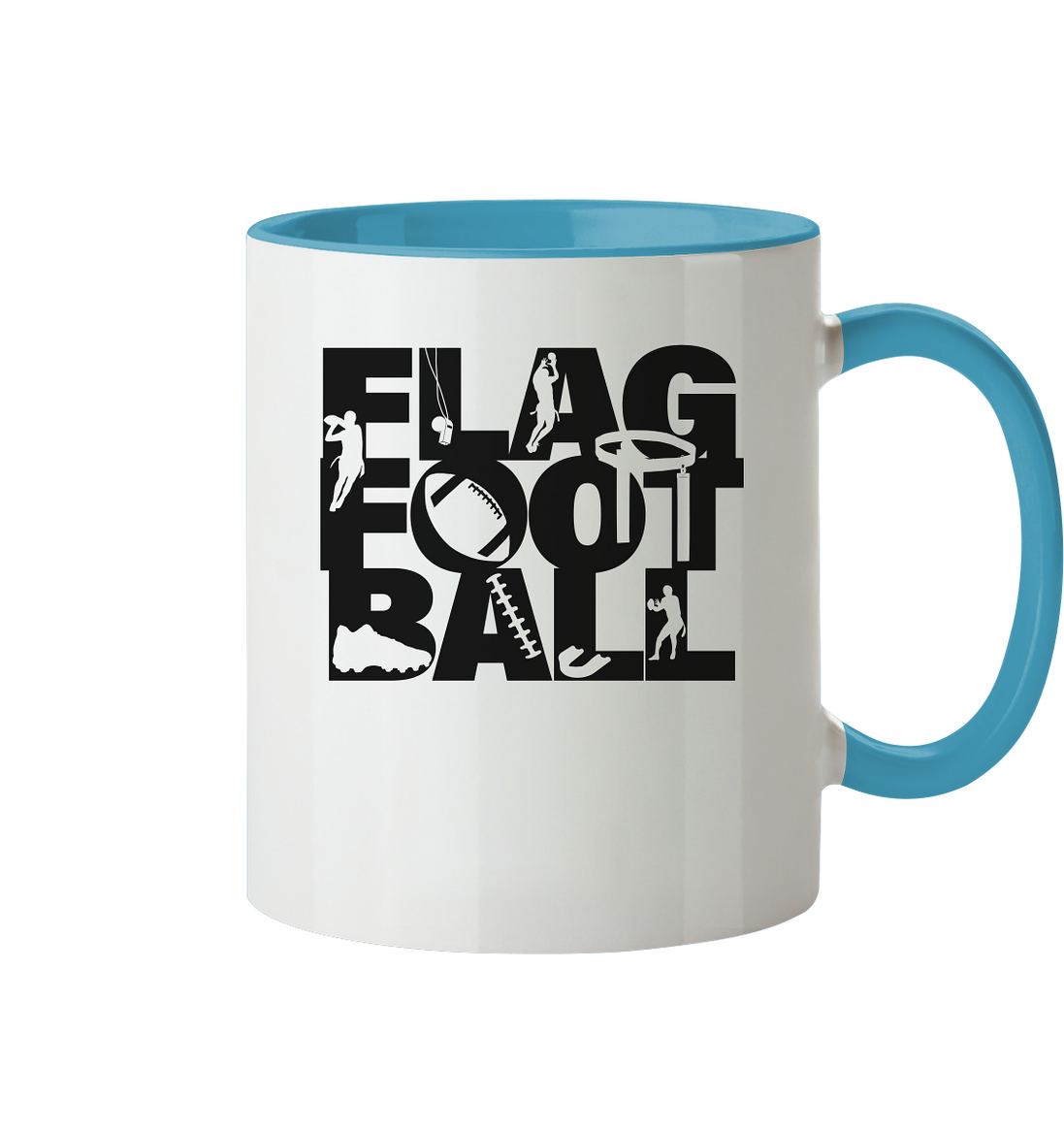 Flag Football - Two-Tone Mug
