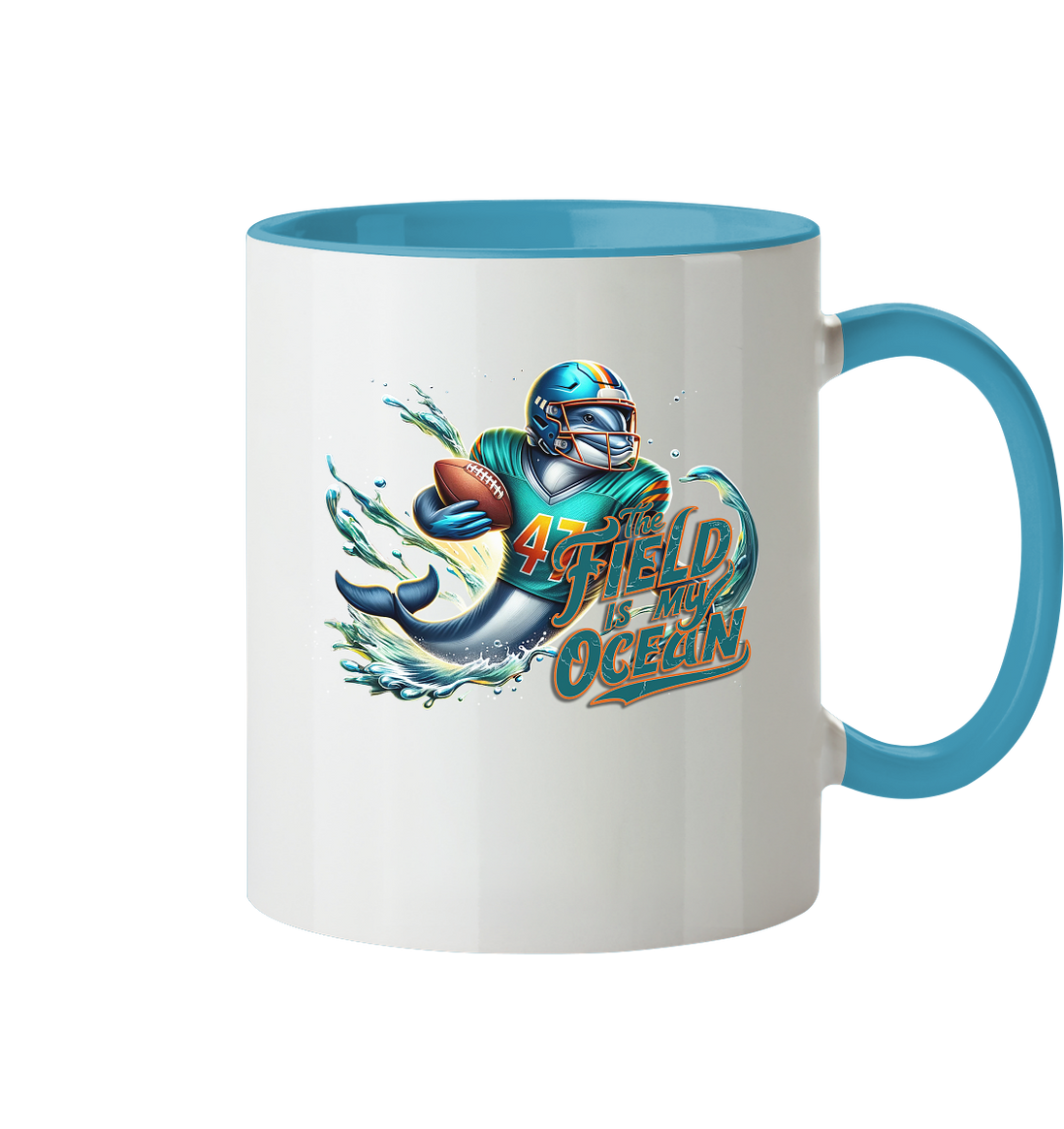 The Field is my Ocean - Tasse zweifarbig
