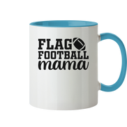 Flag Football Mom - Two-Tone Mug