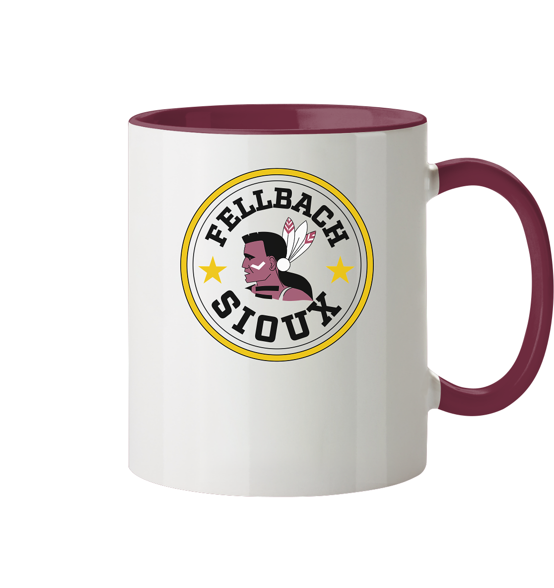 Fellbach Sioux - Tasse zweifarbig