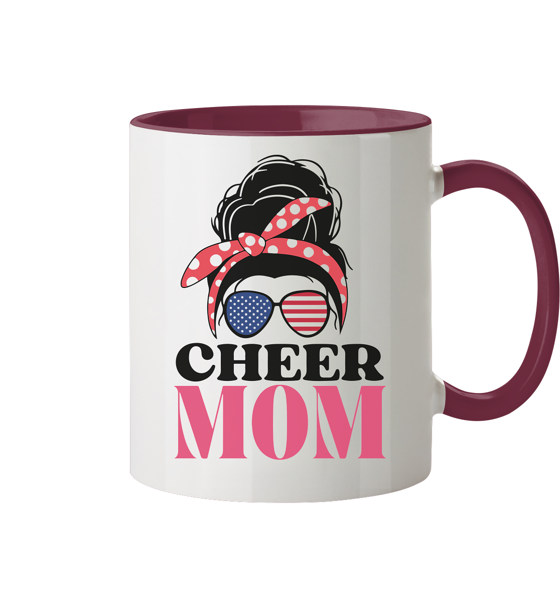 Cheer Mom Sunglases - Tasse zweifarbig
