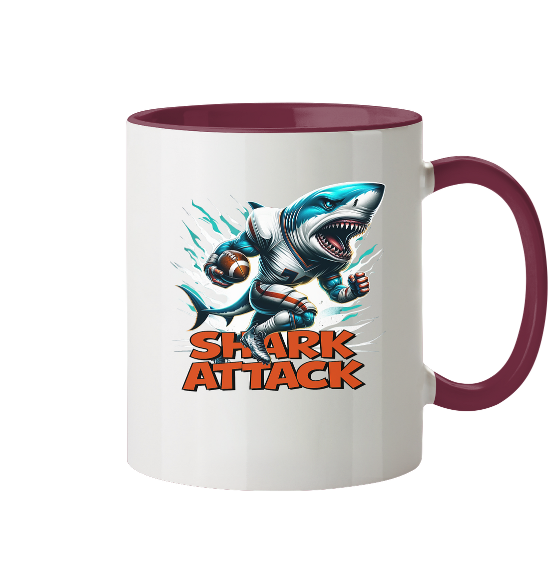 Shark Attack - Tasse zweifarbig