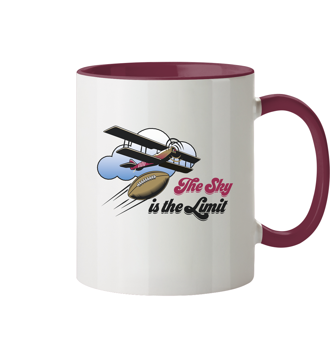 The Sky is the Limit - Tasse zweifarbig