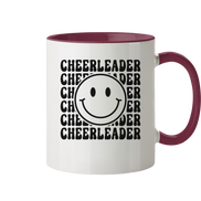 Cheerleader Smiley - Two-tone mug