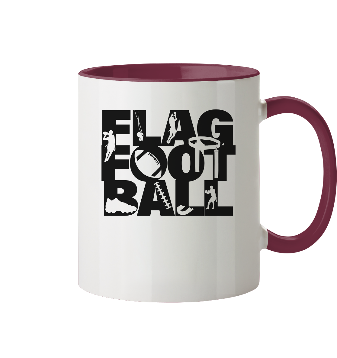 Flag Football - Two-Tone Mug
