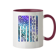 USA Football Flag - Two-Tone Mug