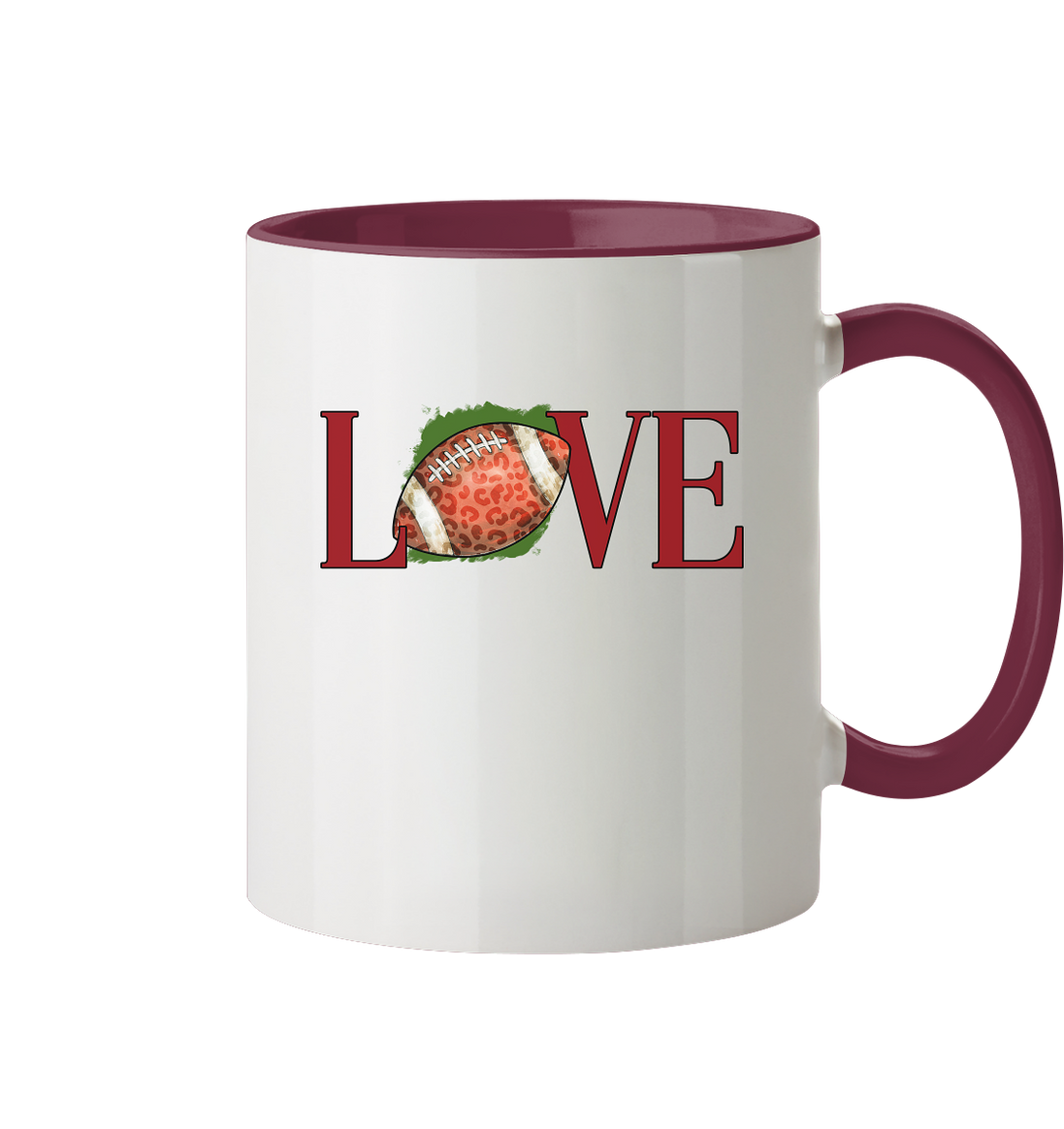 Football Love - Tasse zweifarbig