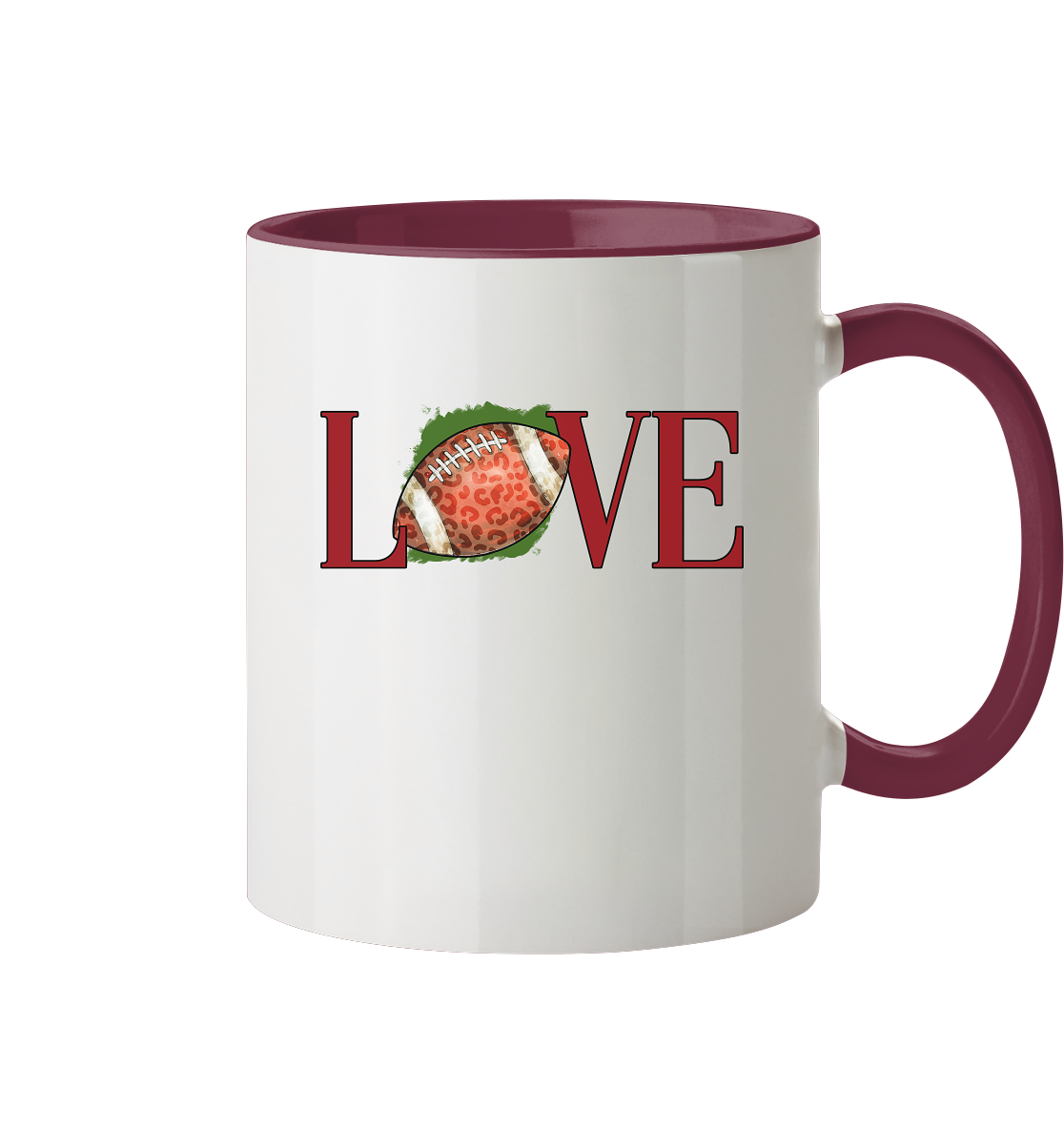 Football Love - Tasse zweifarbig