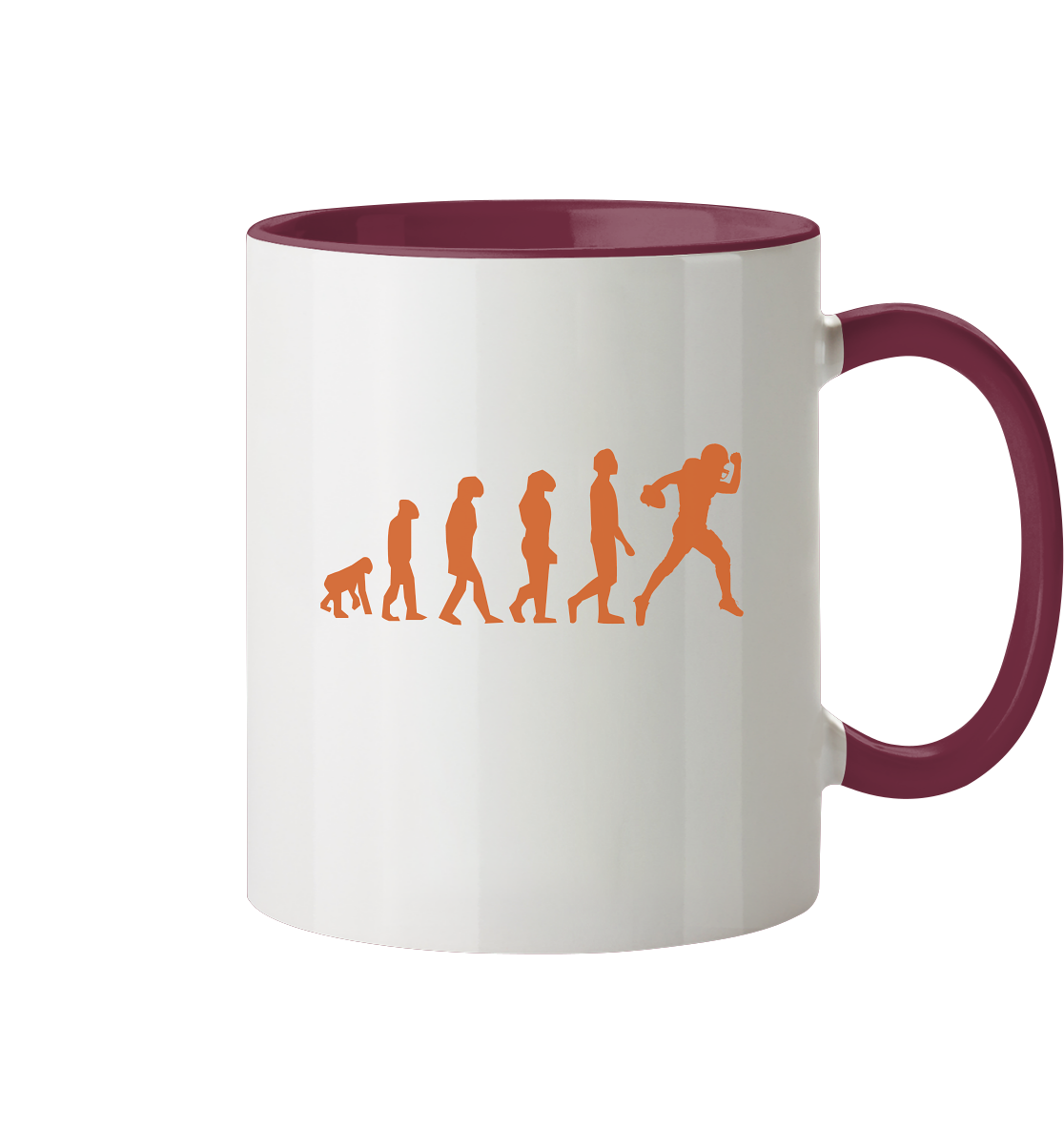 American Football Evolution - Tasse zweifarbig