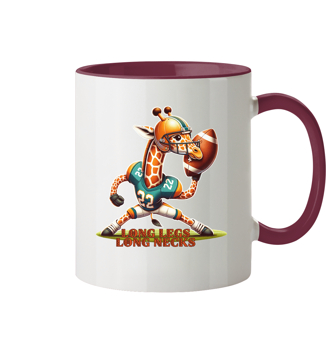 Giraffe - Two-Tone Mug