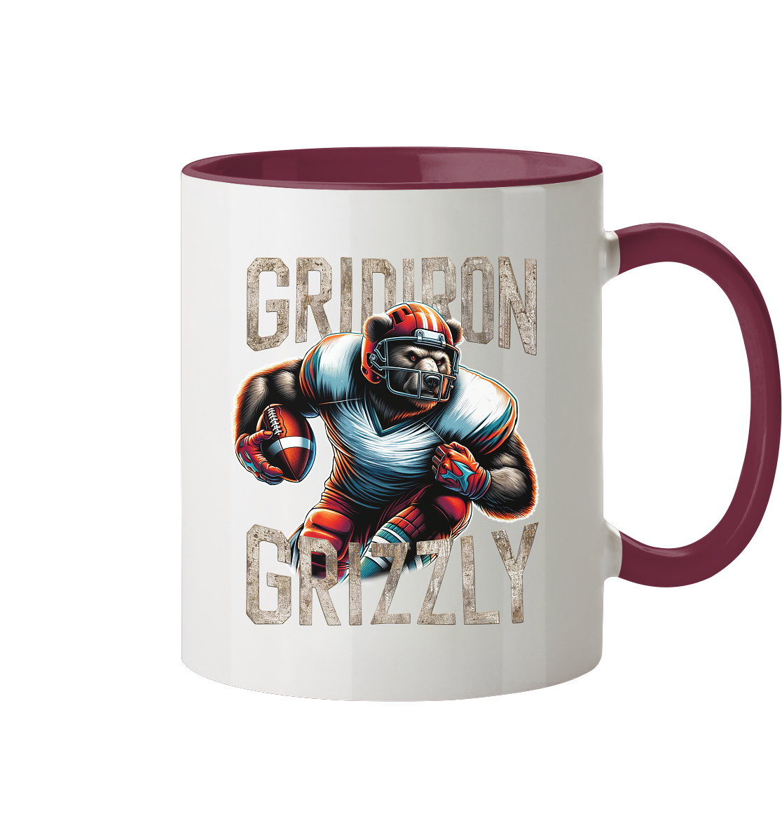 Gridiron Grizzly - Two-tone Mug