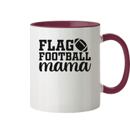 Flag Football Mom - Two-Tone Mug