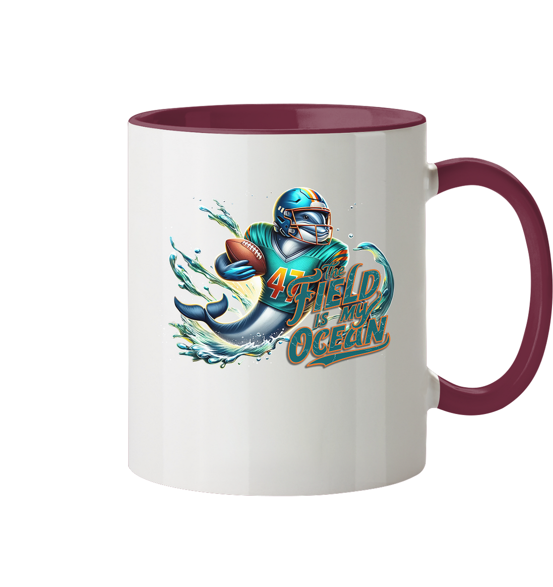The Field is my Ocean - Tasse zweifarbig