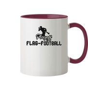 Playoff Flag Football Men Black - Two-Tone Mug