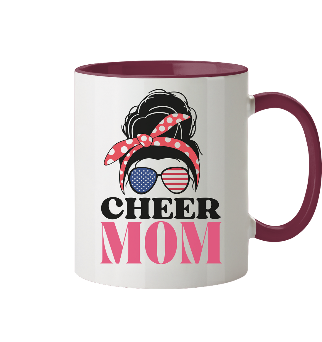 Cheer Mom Sunglases - Tasse zweifarbig