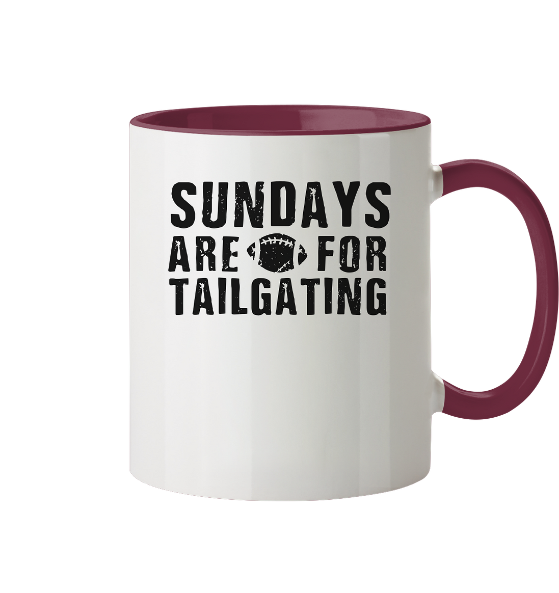 Sundays are for Tailgating  - Tasse zweifarbig