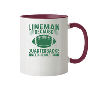 Lineman Heroes Green - Tasse zweifarbig