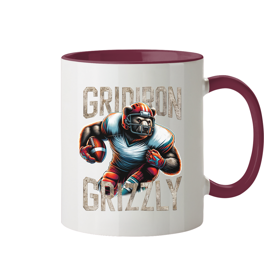Gridiron Grizzly - Two-tone Mug