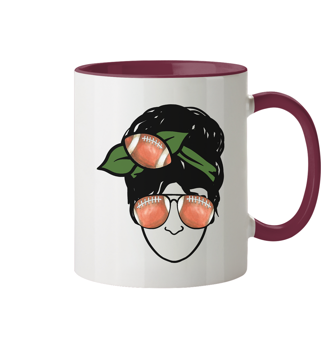 Lady Balls - Two-tone mug