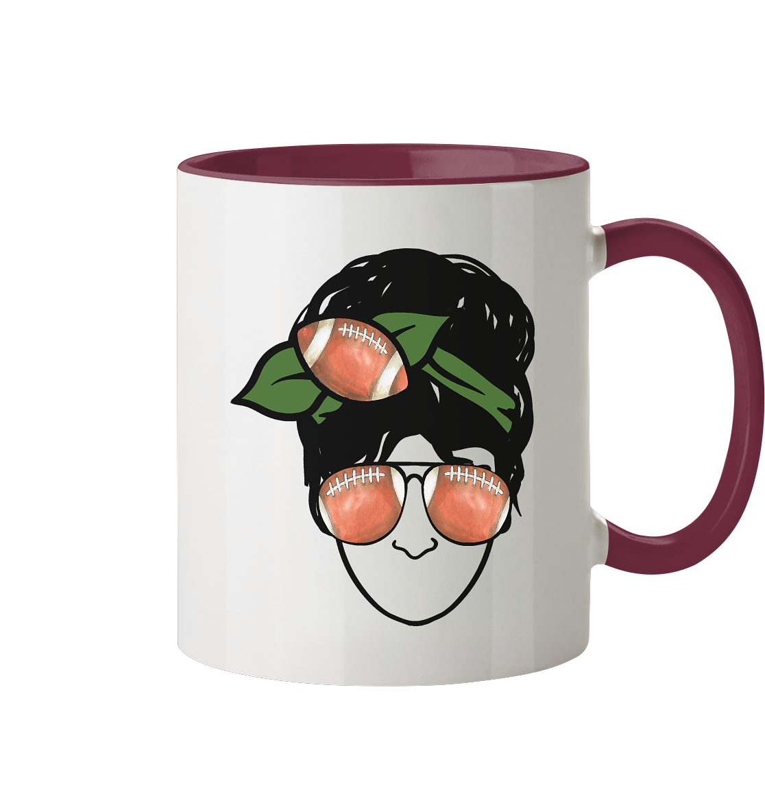 Lady Balls - Two-tone mug