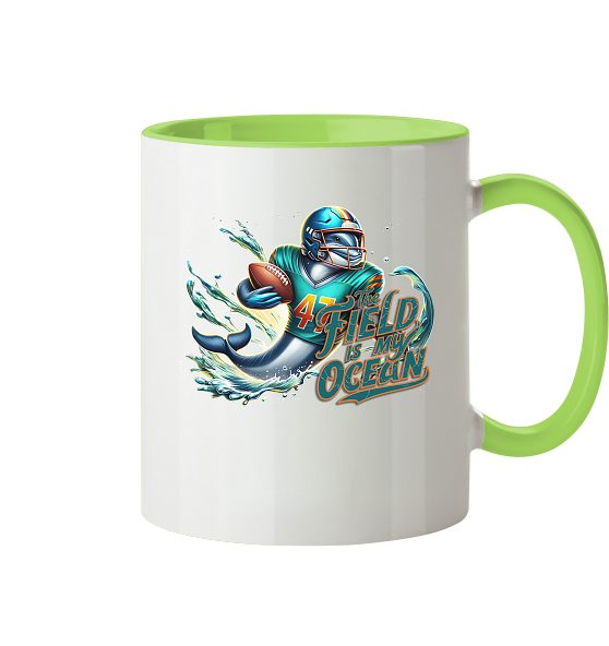 The Field is my Ocean - Tasse zweifarbig