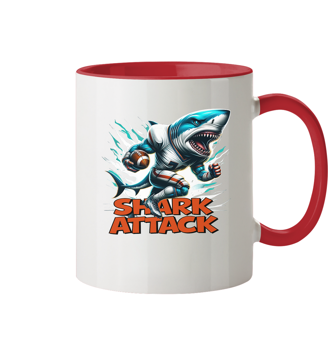 Shark Attack - Tasse zweifarbig