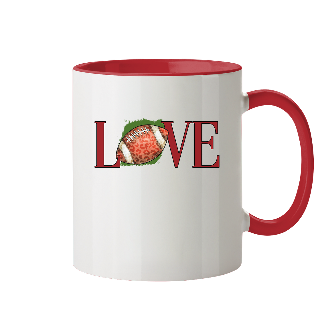 Football Love - Tasse zweifarbig