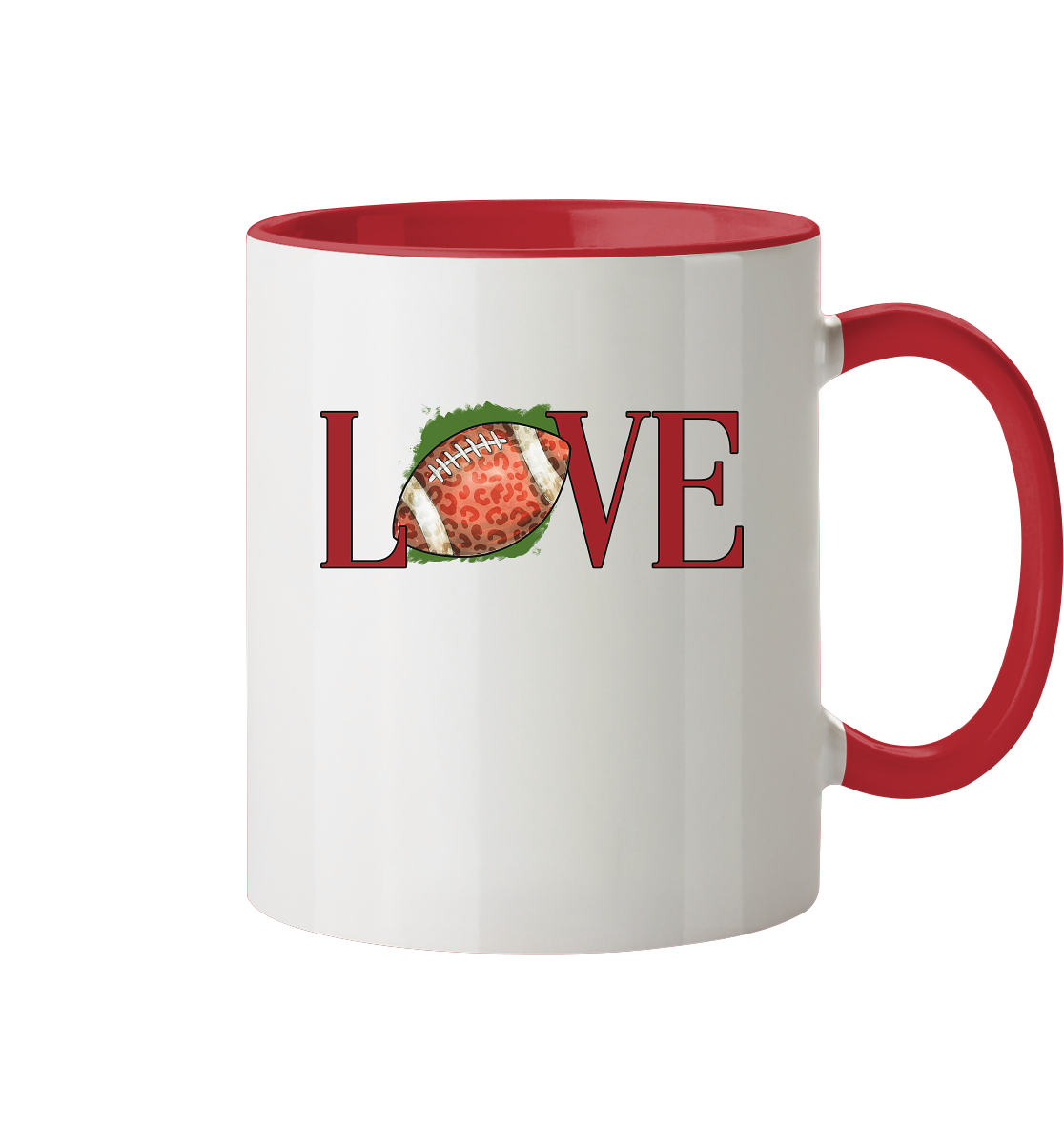 Football Love - Tasse zweifarbig