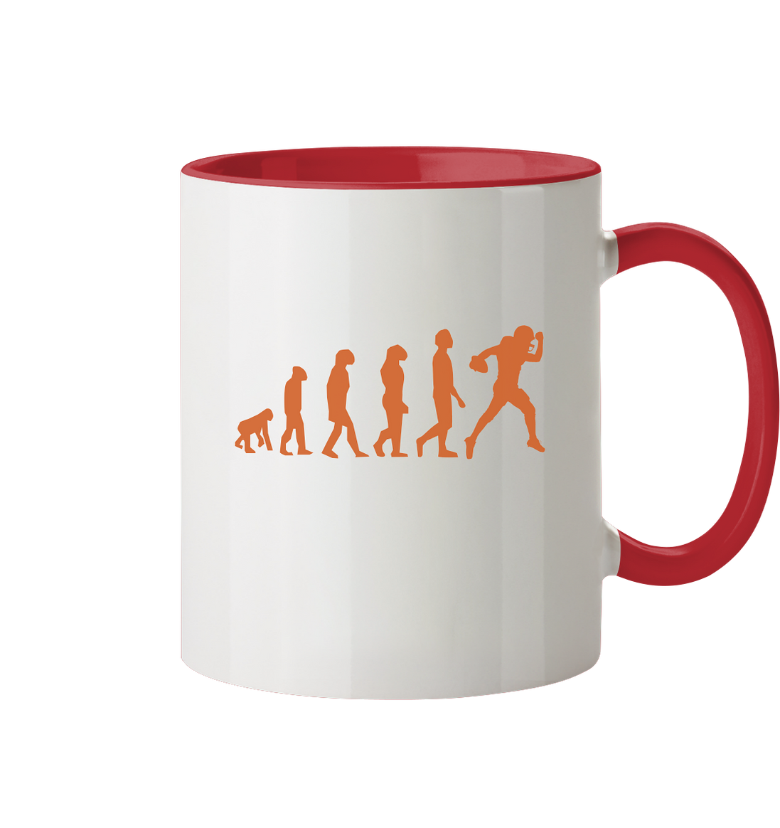 American Football Evolution - Tasse zweifarbig